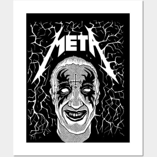 METAL META Posters and Art